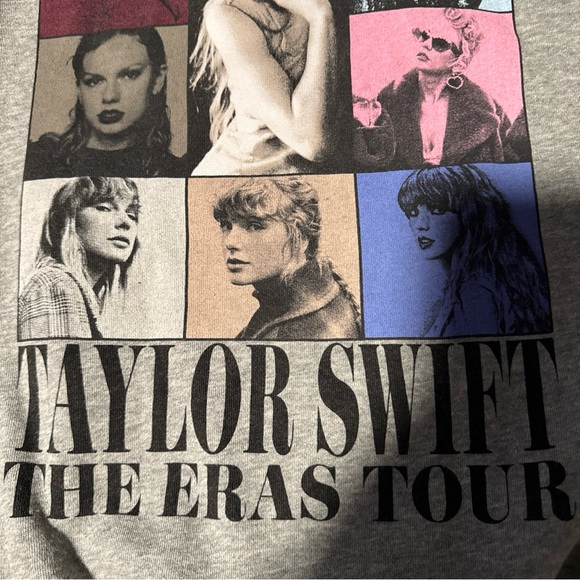 TaylorSwift TTPD Eras Tour II Gray Crewneck Sweatshirt 2024 Official Size Small - Picture 4 of 7